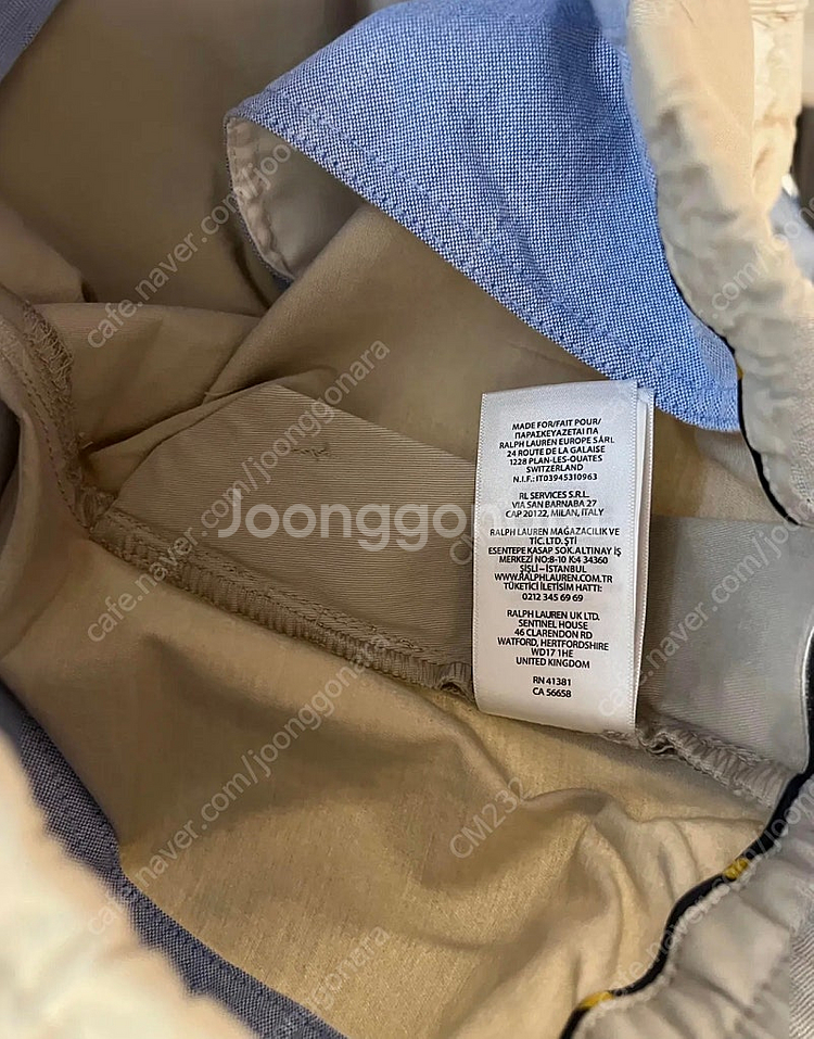 폴로 랄프로렌 프렙스터 클래식핏 스톤베이지 색상(연베이지) L사이즈 새제품--4