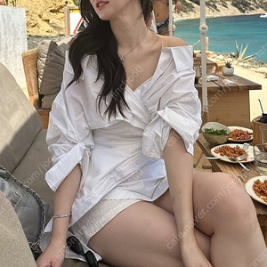 페이지유 알렉 시스루 원피스, 오프숄더 원피스, 셔츠원피스