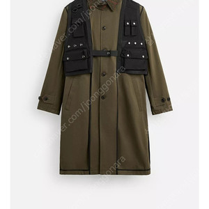 앤더슨벨 자라 베스트 탈부착 트렌치 s/m