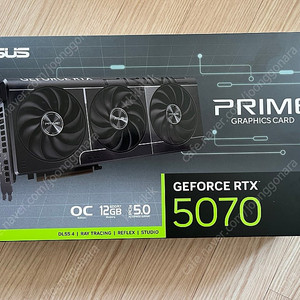 asus RTX 5070 프라임 판매합니다