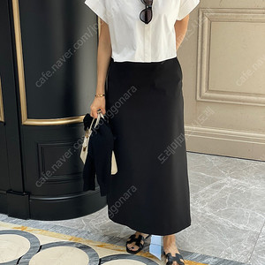 25S/S Classic Cotton Maxi Long skirt 베티진 클래식 코튼 맥시 롱 스커트 블랙 미듐