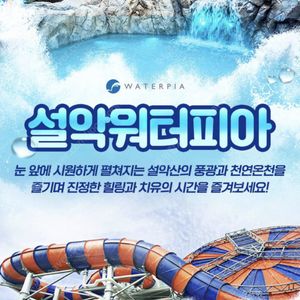 설악워터피아 종일권 2매 (-8.31)