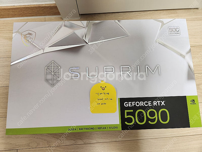 MSI 5090 슈프림 32G SOC 미개봉 판매합니다...--0