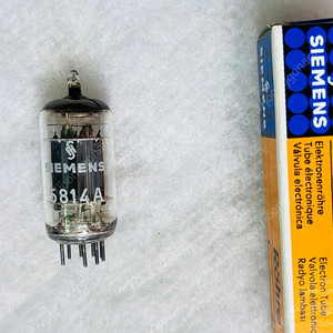 Siemens(SH)지멘스 5814/ECC82고신뢰관. 3미카 NOS 1개 판매