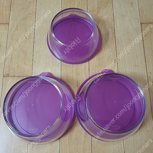 타파웨어 크리스탈 보울 반찬통 990ml, 610ml