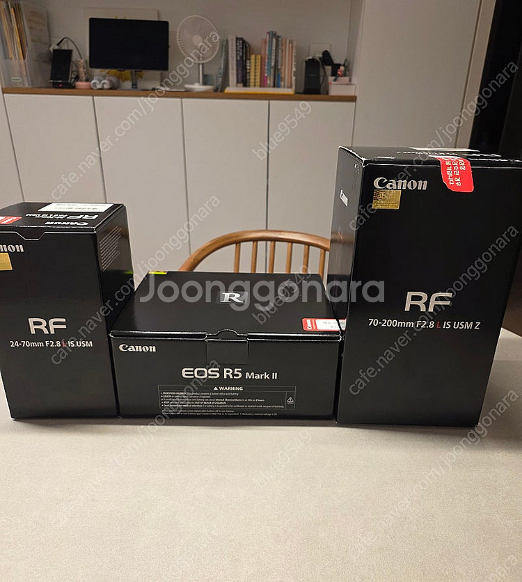 캐논 R5 Mark II 및 렌즈--0