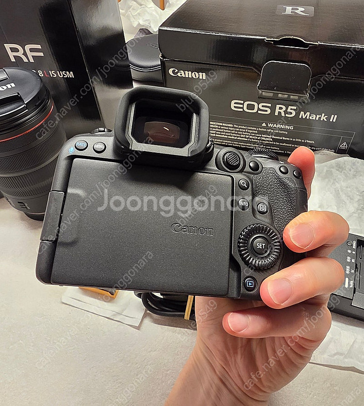캐논 R5 Mark II 및 렌즈--2