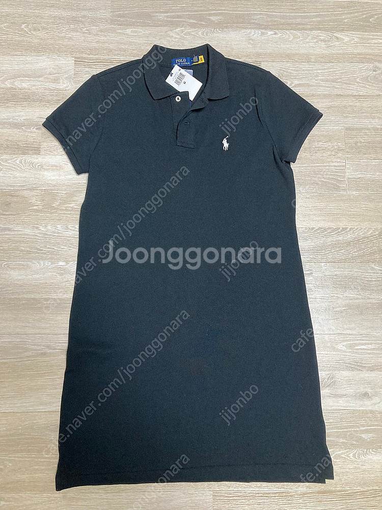 폴로 랄프로렌 여성 피케 카라 원피스 블랙 M 새제품 ...--1