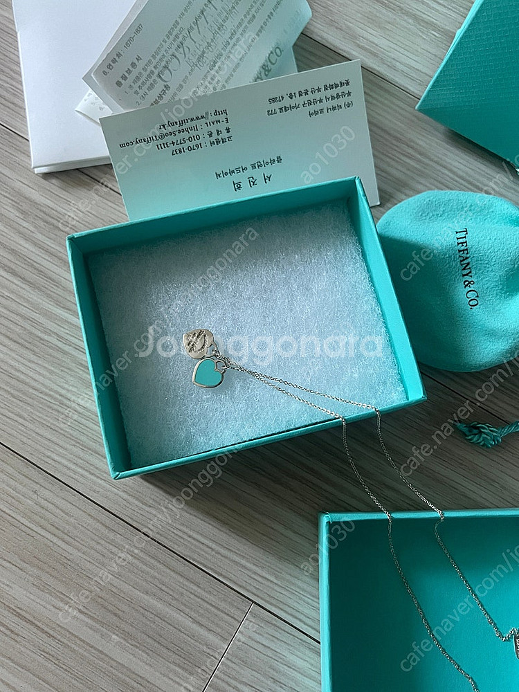 롯백서면구매 티파니앤코 목걸이--1