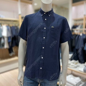 라코스테 남성 린넨 반팔 셔츠 CH5699-54G 166