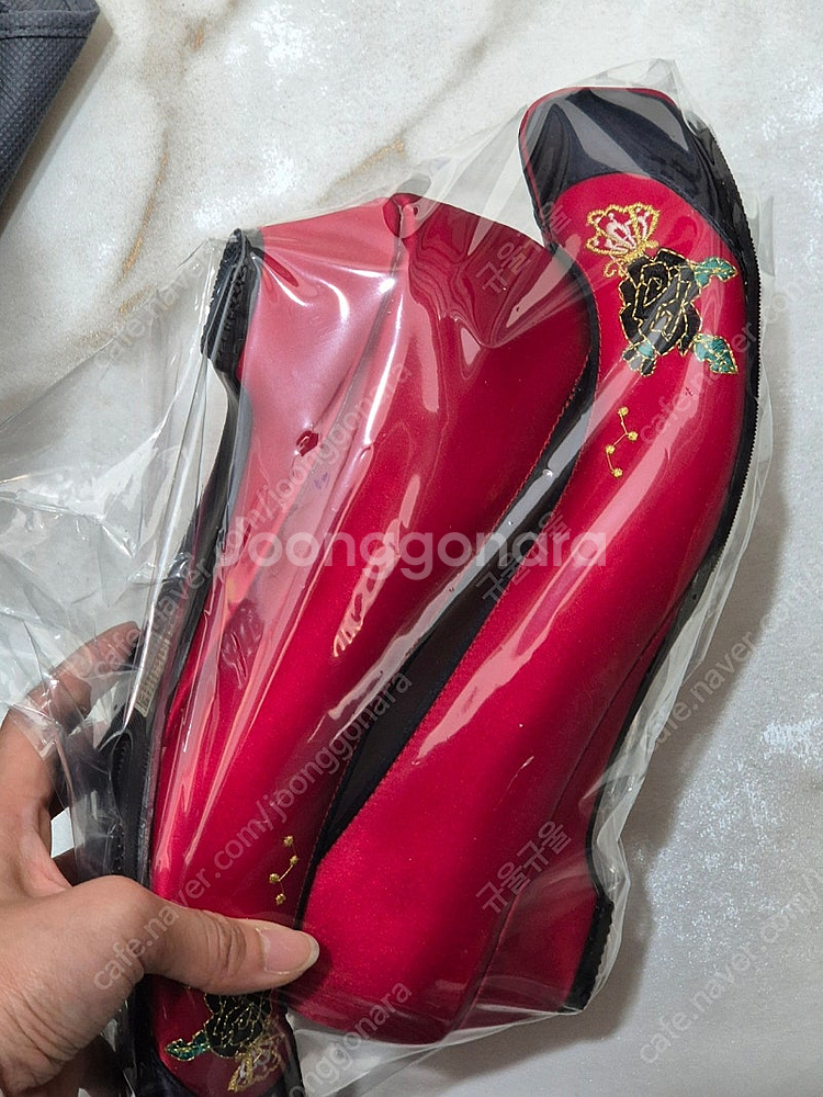 (1회 착용) 꽃신 (250mm - 3cm굽)--0