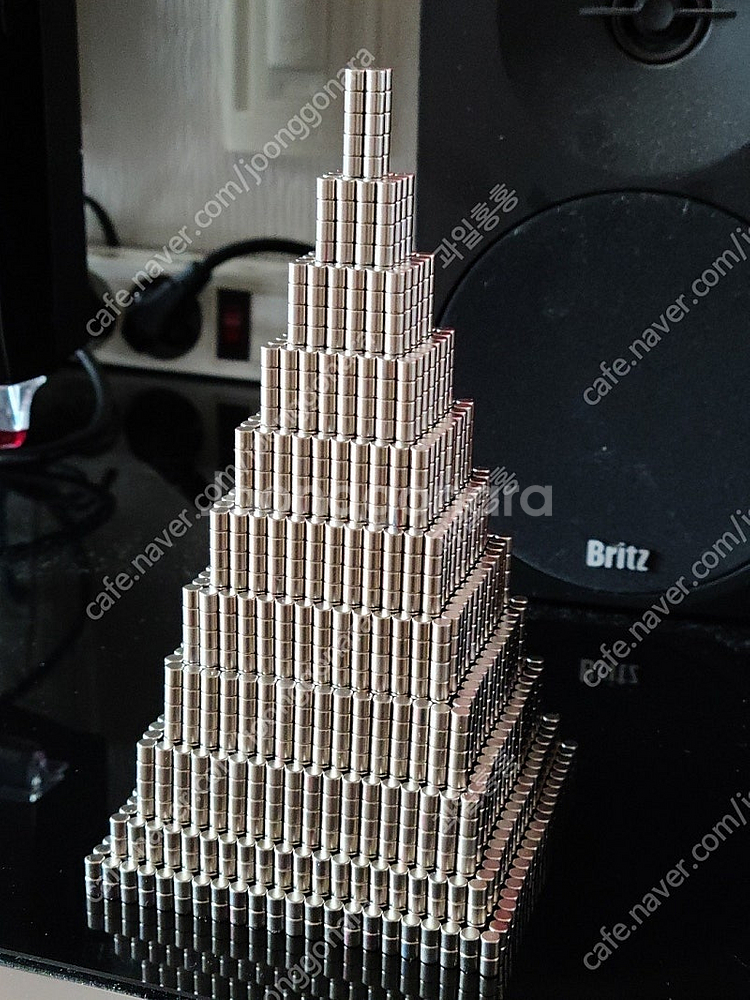 네오디움 자석 4mm 4T (200개)--2