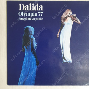 [샹송LP] Dalida Olympia 77 (음반 EX- 자켓 EX-) 판매합니다