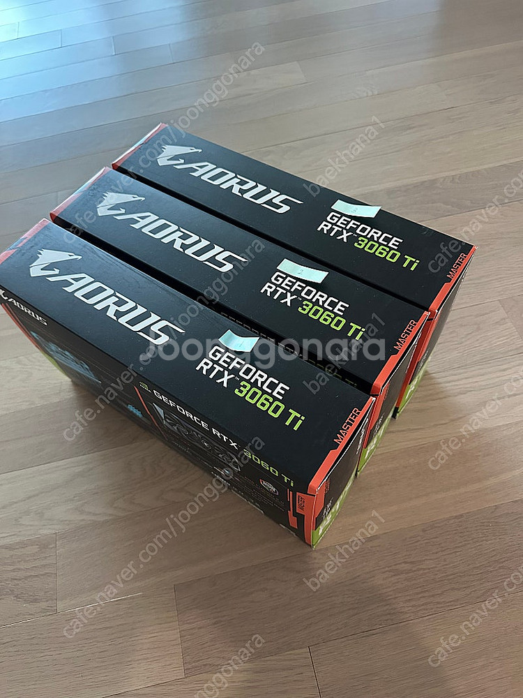 기가바이트 3060ti 8GB 어로스 마스터--3