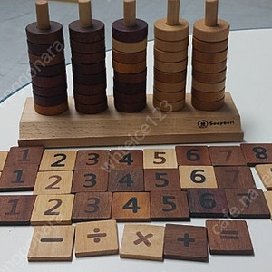 숲소리 숫자놀이 원목 교구 팝니다