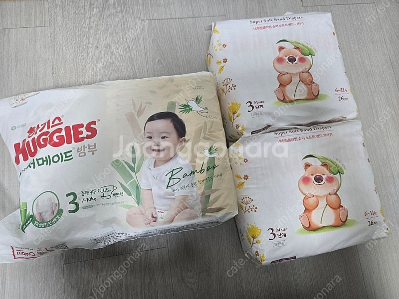 3단계 밴드형 네추럴블라썸 소트트비건 52매 +하기스 ...--0