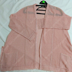 마인mine 니트가디건 린넨가디건55 핑크분홍가디건