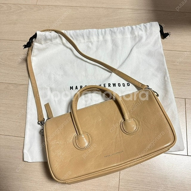 마지셔우드 지퍼스몰백 크링클베이지--0
