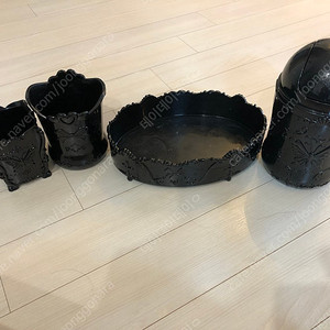 안나수이 스타일 화장품 정리대 휴지통 등