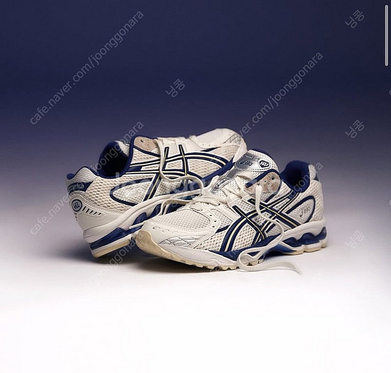 Asics x END. Gel-Nimbus 10.1 Snow White Sodalite Blue 아식스 엔드 젤님버...--0