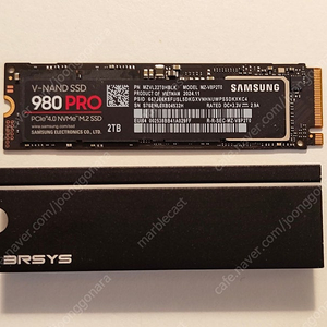 삼성 980 PRO 2TB SSD 팝니다 (+ 방열판)