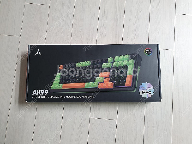 앱코 AK99 유무선 기계식 키보드 그린 색상 저소음 ...--2