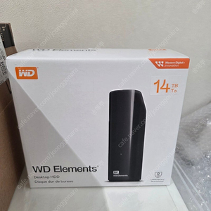 WD elements 14tb 미개봉 팝니다