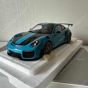 1:18다이캐스트 오토아트 991 gt2 rs 마이애미 블루 판매 또는 교환합니다