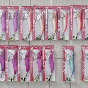 BS컴퍼니 써치 61 팁런 무늬오징어 에기 3호 30g 모음 판매
