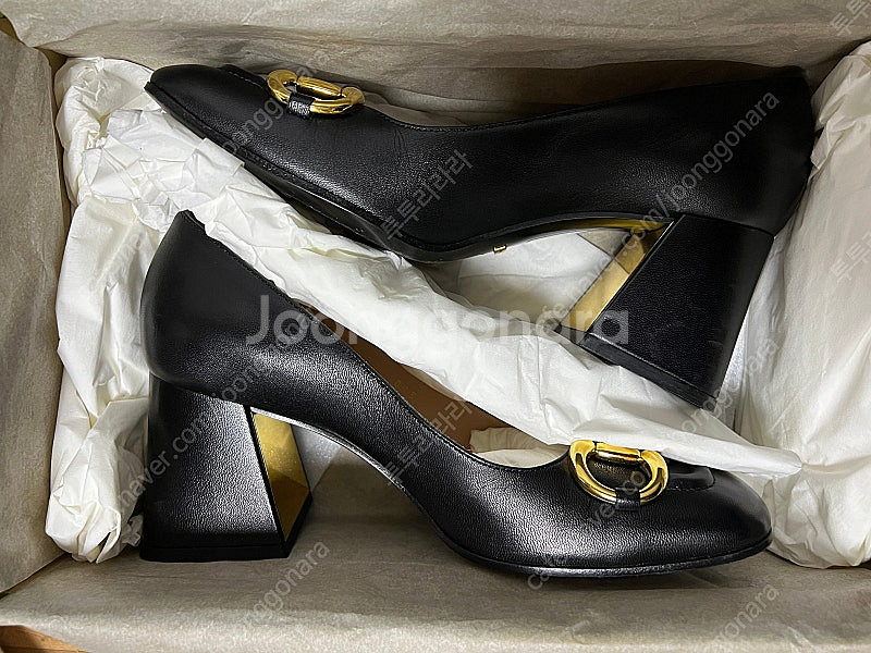 구찌 홀스빗 펌프스 (36.5사이즈)--4