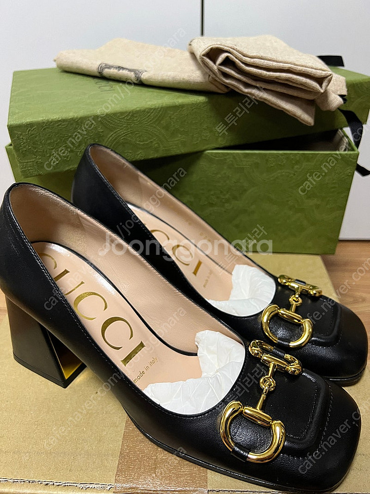 구찌 홀스빗 펌프스 (36.5사이즈)--5