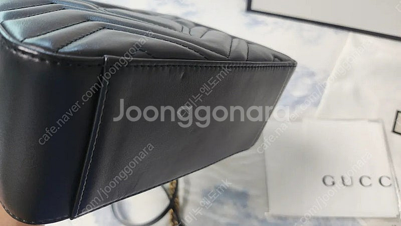 구찌 마몽 탑핸들 미니--3