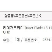 [미개봉] 레이져 블레이드 RAZER BLADE 18 14GEN R4090 QHD 게이밍노트북 (현존 최고사양 노트북)