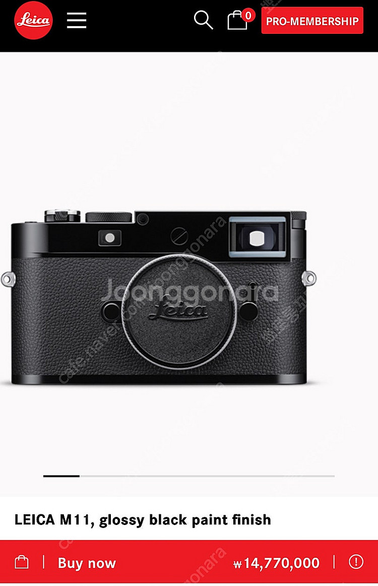 라이카 m11 glossy black paint--0