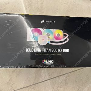 커세어 수냉쿨러 iCUE LINK TITAN 360 RX RGB 화이트 미개봉
