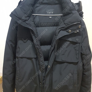 테이트 tate 스노우던 구스다운 숏패딩 100 L 사이즈