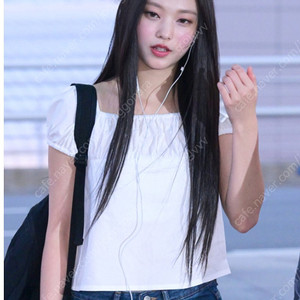 로우클래식 셔링 코튼 탑 블라우스 화이트m