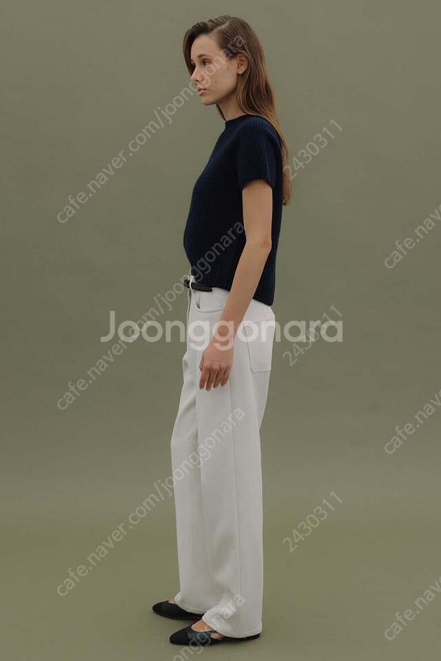 ROWE 로웨 캐시미어 블렌드 모크넥 니트 베스트 Ca...--3