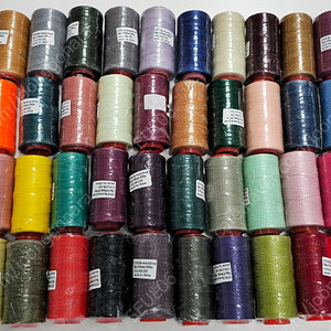 마이크로 마크라메, 일반 공예용 왁스실 초사 (FLAT 0.8mm 200m 48색, 46색, 35색) 팝니다.