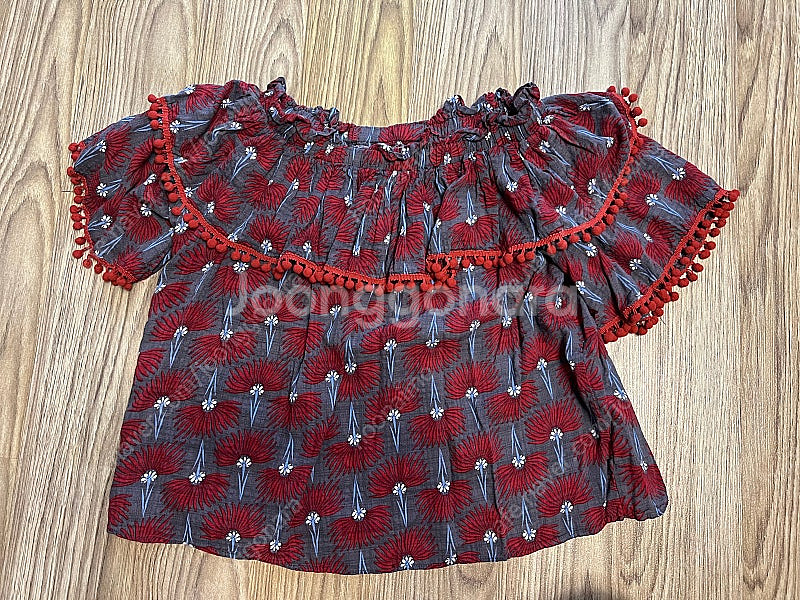 오프숄더 블라우스--0