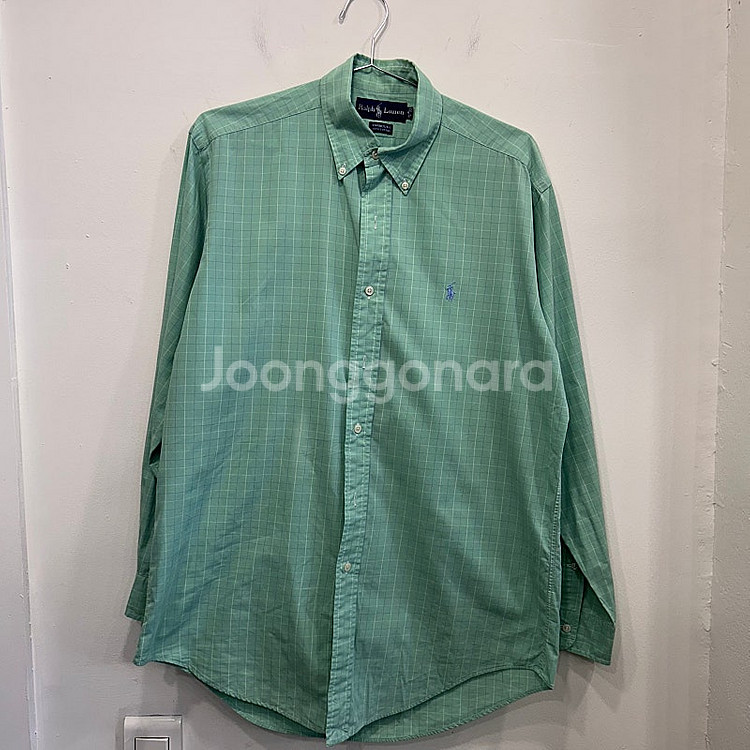 폴로 랄프로렌 YARMOUTH 오버핏 체크 셔츠--1