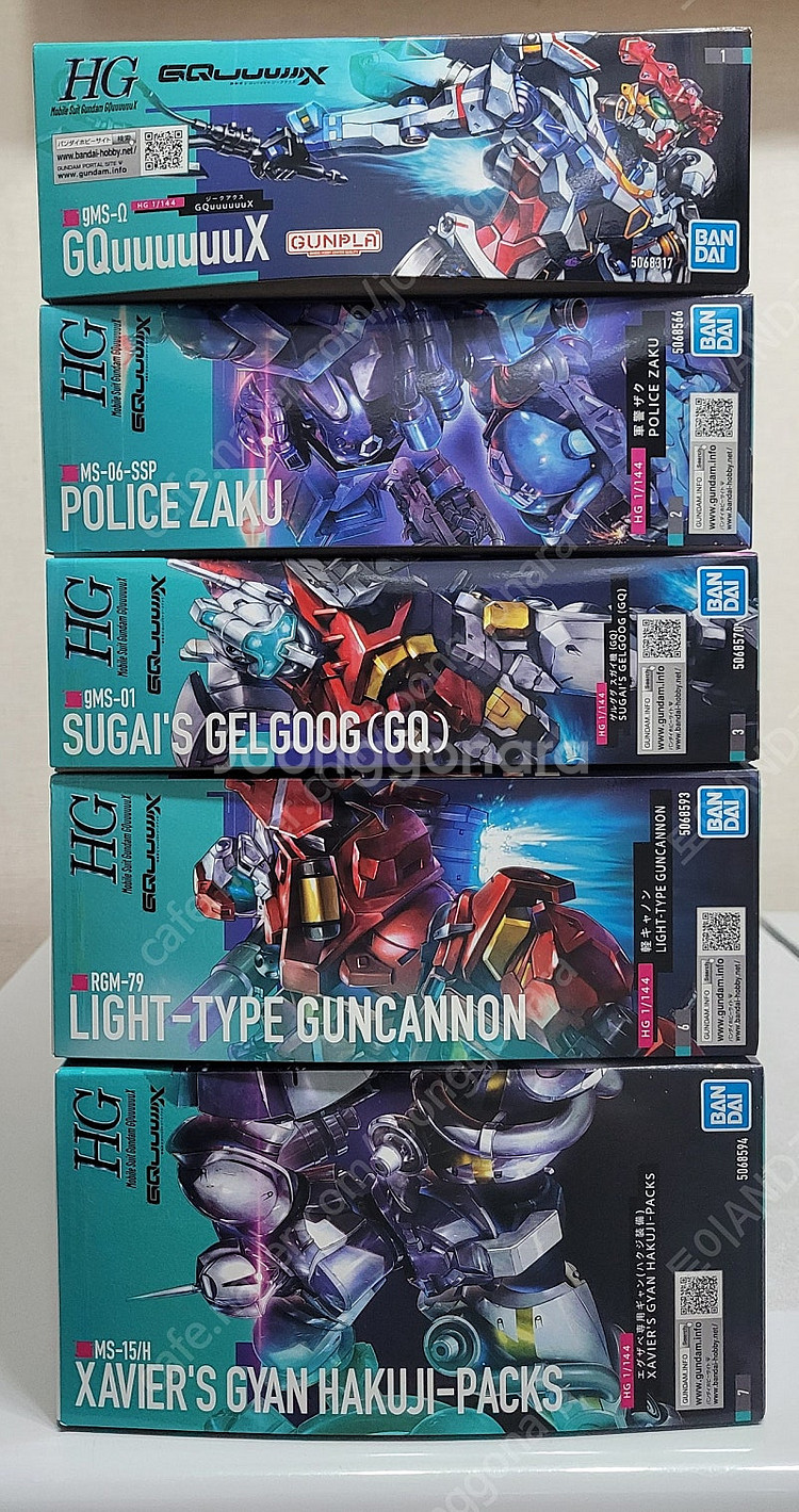 반다이 건담 HG,HGUC 1/144 여러가지 팝니다--2