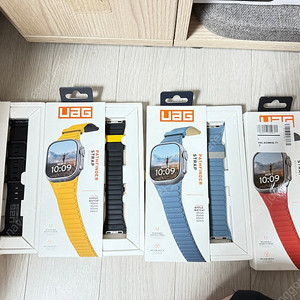 uag 애플워치 패스파인더,나토에코 스트랩 상태좋음(택포)
