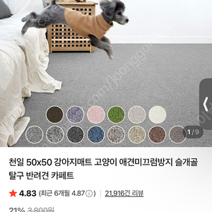 천일매트(강아지 미끄럼방지매트) 20장