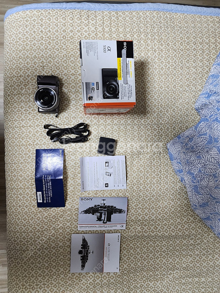 소니 a5100브라운 렌즈킷--3