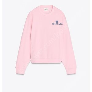 자라 화이트 로터스 플리스 스웨트 핑크 셔츠 맨투맨 L