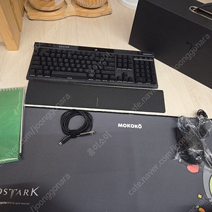 22년감사제 로아 에디션 커세어 K70 PRO RGB +마우스+패드 팝니다 (키보드 찍힘)