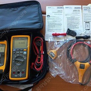 FLUKE a3001 fc 전류클램프 3000 FC 멀티미터 셋트 급처분