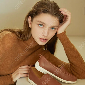 30분착용)베어파우(BEARPAW) KARINA 가죽 로퍼 여성 브라운 245