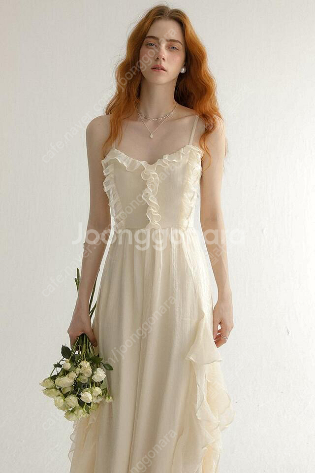 신스덴 이블리 러플 나시원피스 셀프웨딩브라이덜샤워휴양지여름원피스블랑드문로아르메이윤이바나헬싱키주르티쥴리앤칼라아비에무아...--2